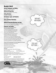 Page from Murphy's World RPG